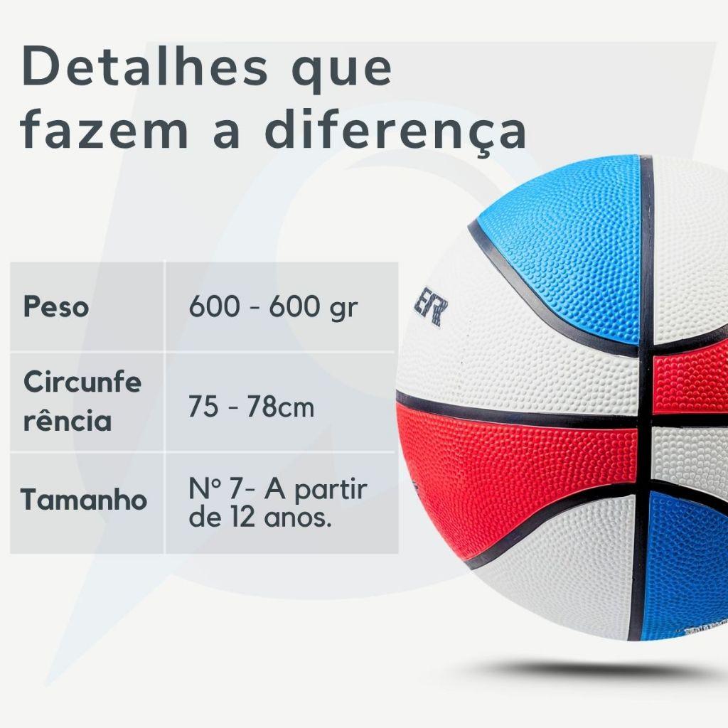 Bola Basquete Outdoor Poker Profissional Tamanho 7 Oficial Reforçada Impermeável Resistente Original
