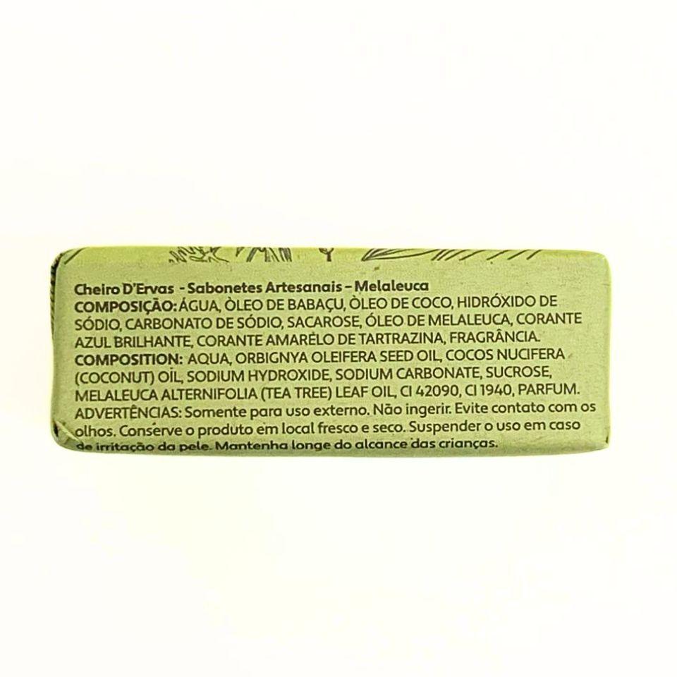 Sabonete De Melaleuca 100 Vegetal - Cheiro De Ervas