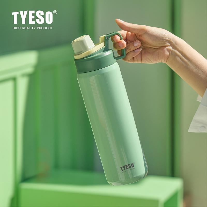 Garrafa De Esporte Garrafa Térmica Inox Tyeso 750ml Para Água Fria E Quente Com Vedação