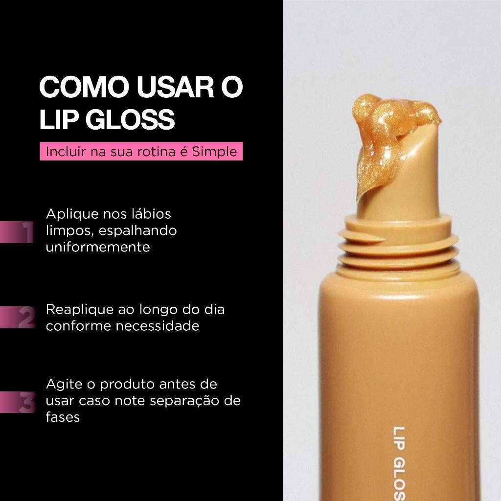 Lip Gloss Labial Cor Toffee Treat Vegano Natural Cruelty-free Hidratante Maquiagem People Colour