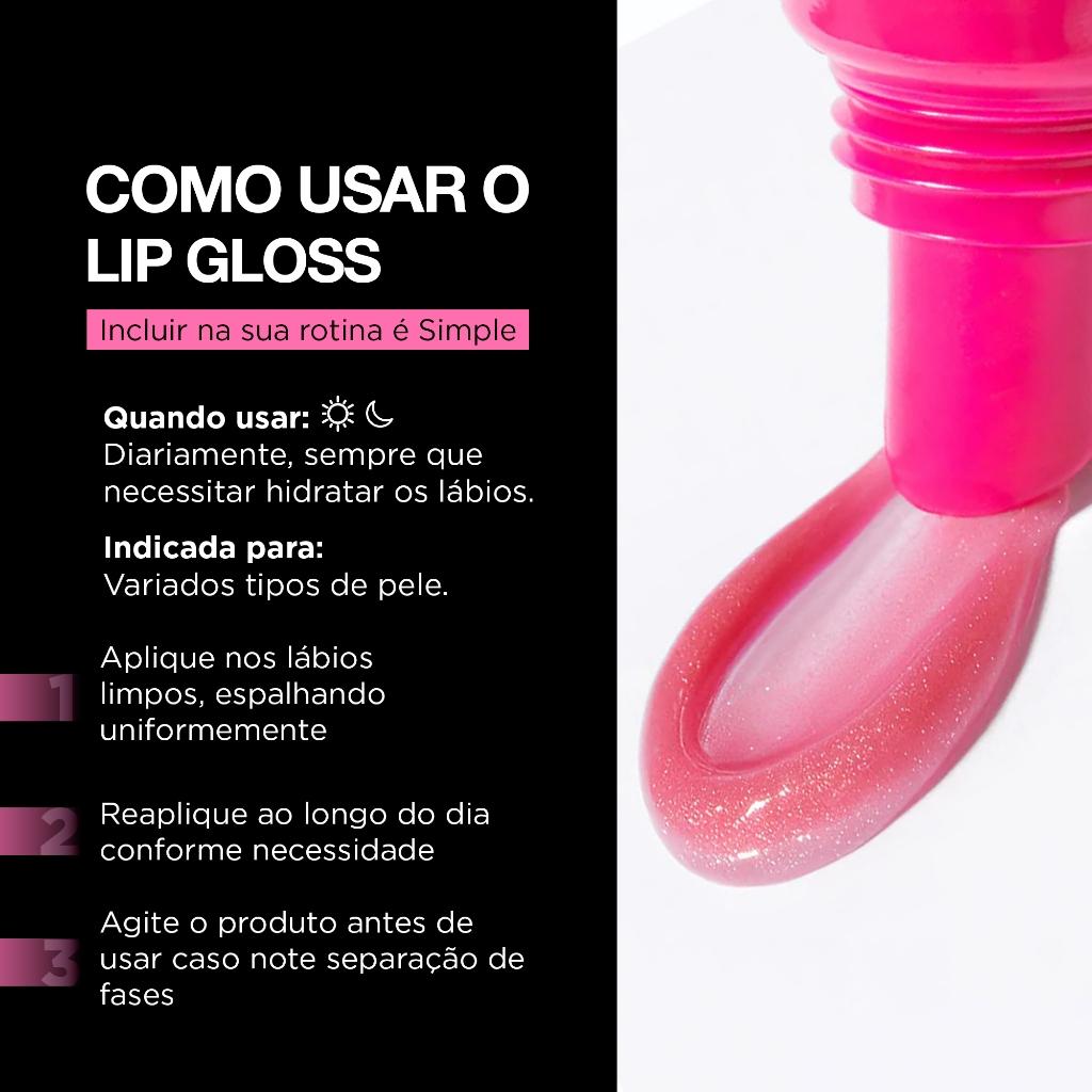 Lip Gloss Labial Cor Berry Muffin Vegano Natural Cruelty-free Hidratante Maquiagem People Colour