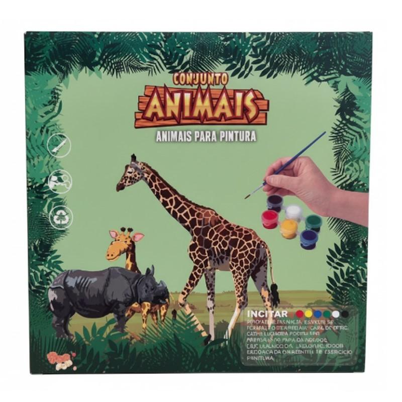 Brinquedo Animal Selvagem Para Colorir Pintura