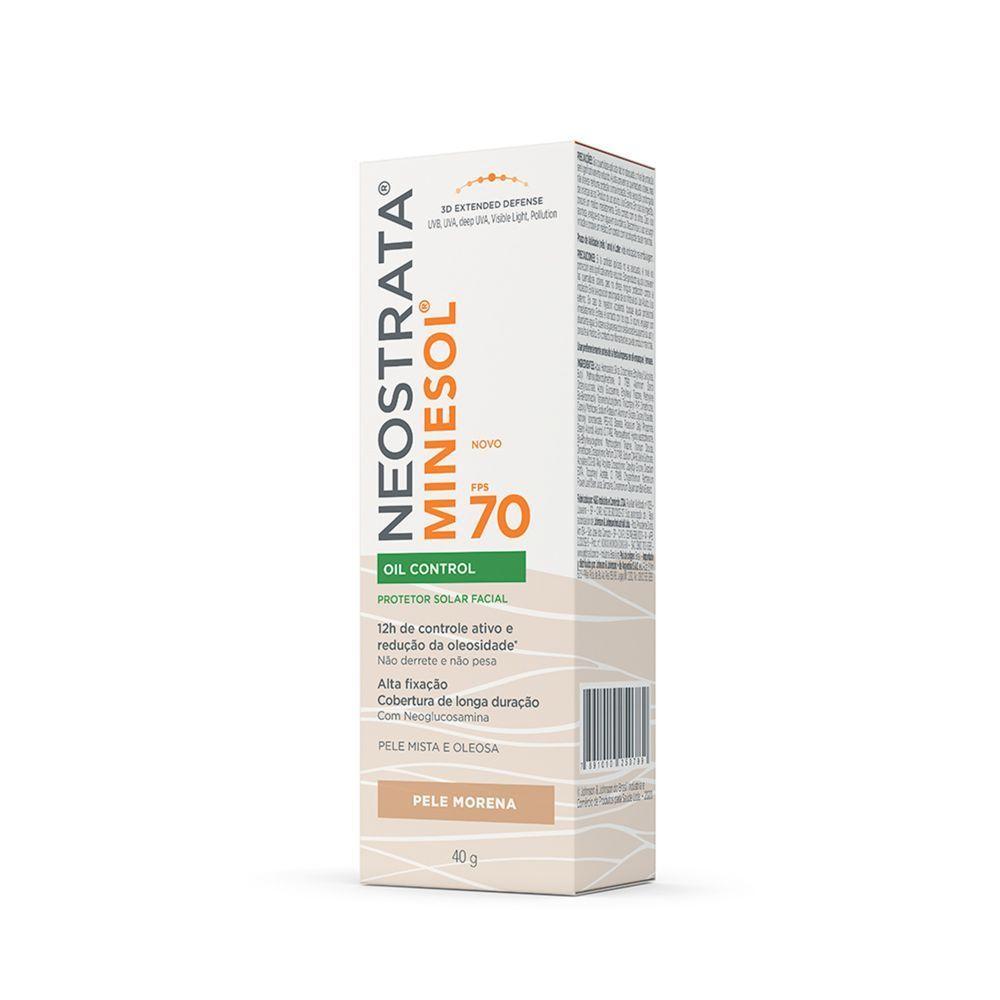 Protetor Solar Neostrata Minesol Oil Control FPS 70 Pele Morena 40g