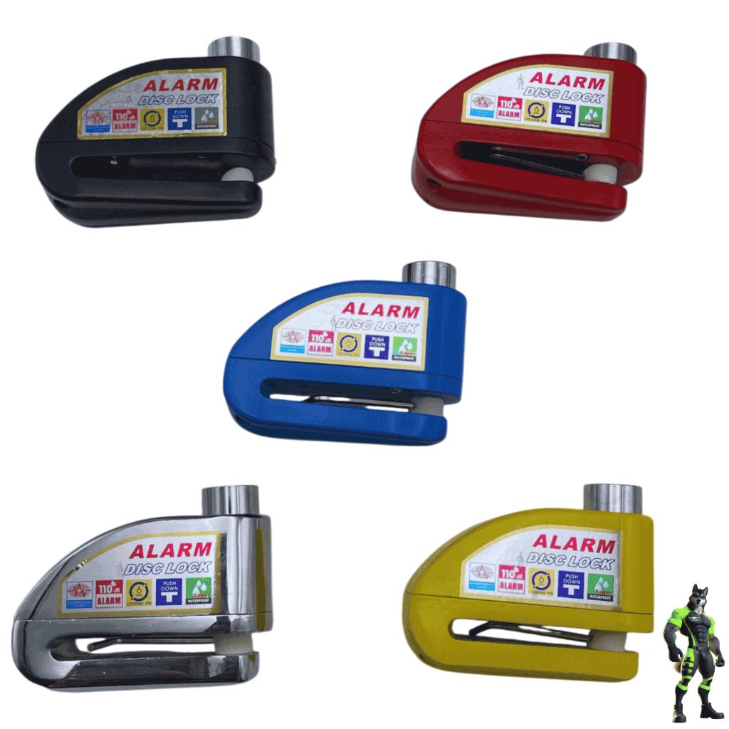 Trava Cadeado De Freio Disco Com Alarme Sonoro Para Moto