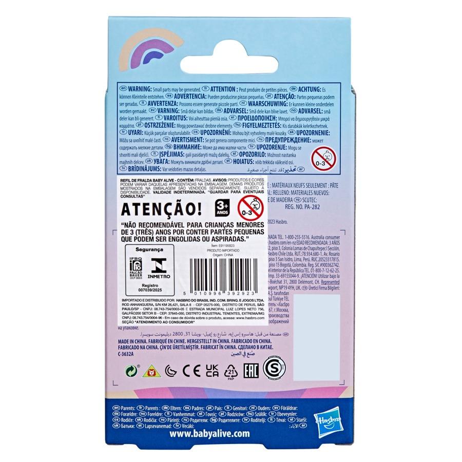 Baby Alive Refil De Fraldas Para Bonecas - Hasbro E9199