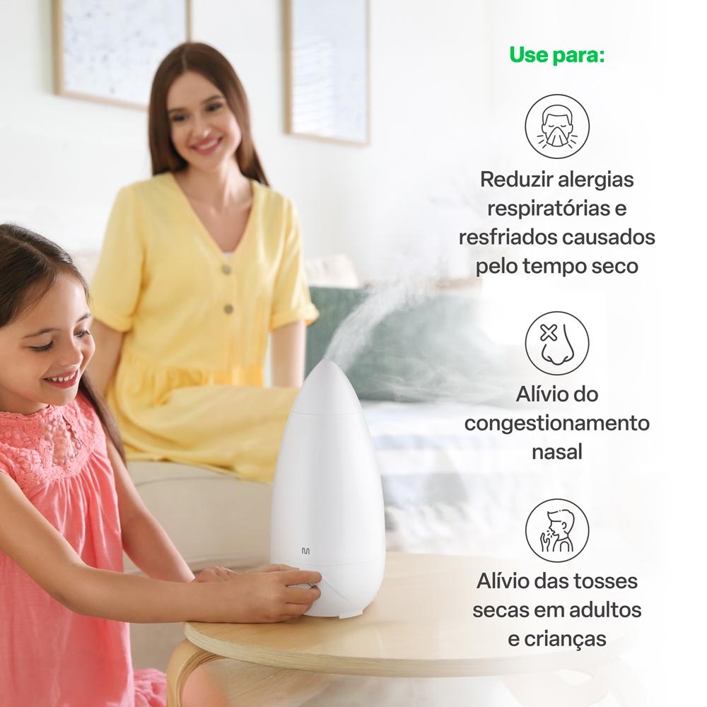 Umidificador De Ar Easy Air Bivolt Automático Multi Saúde - Hc118