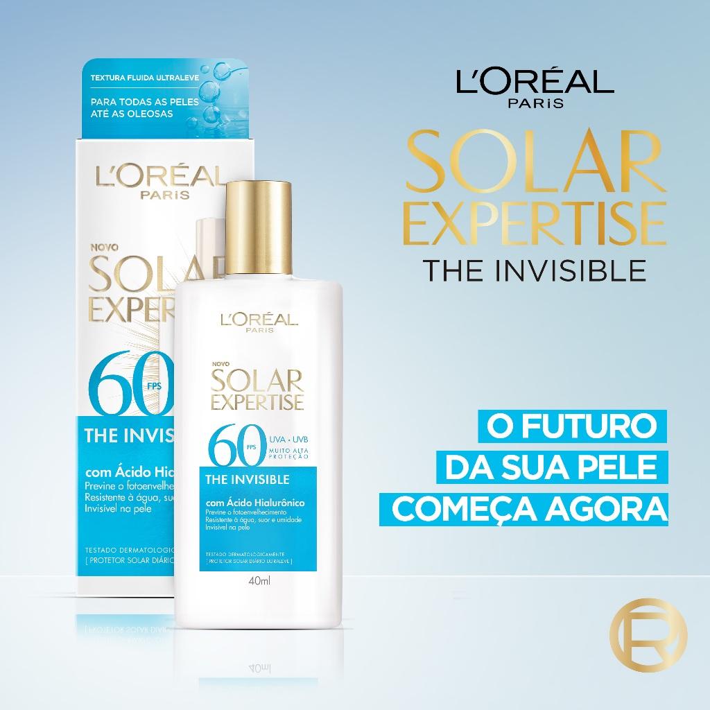 Protetor Solar L Oréal Paris The Invisible Sem Cor Fps60 40g
