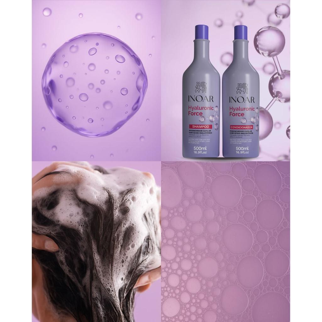 Inoar Hyaluronic Force Shampoo Litro