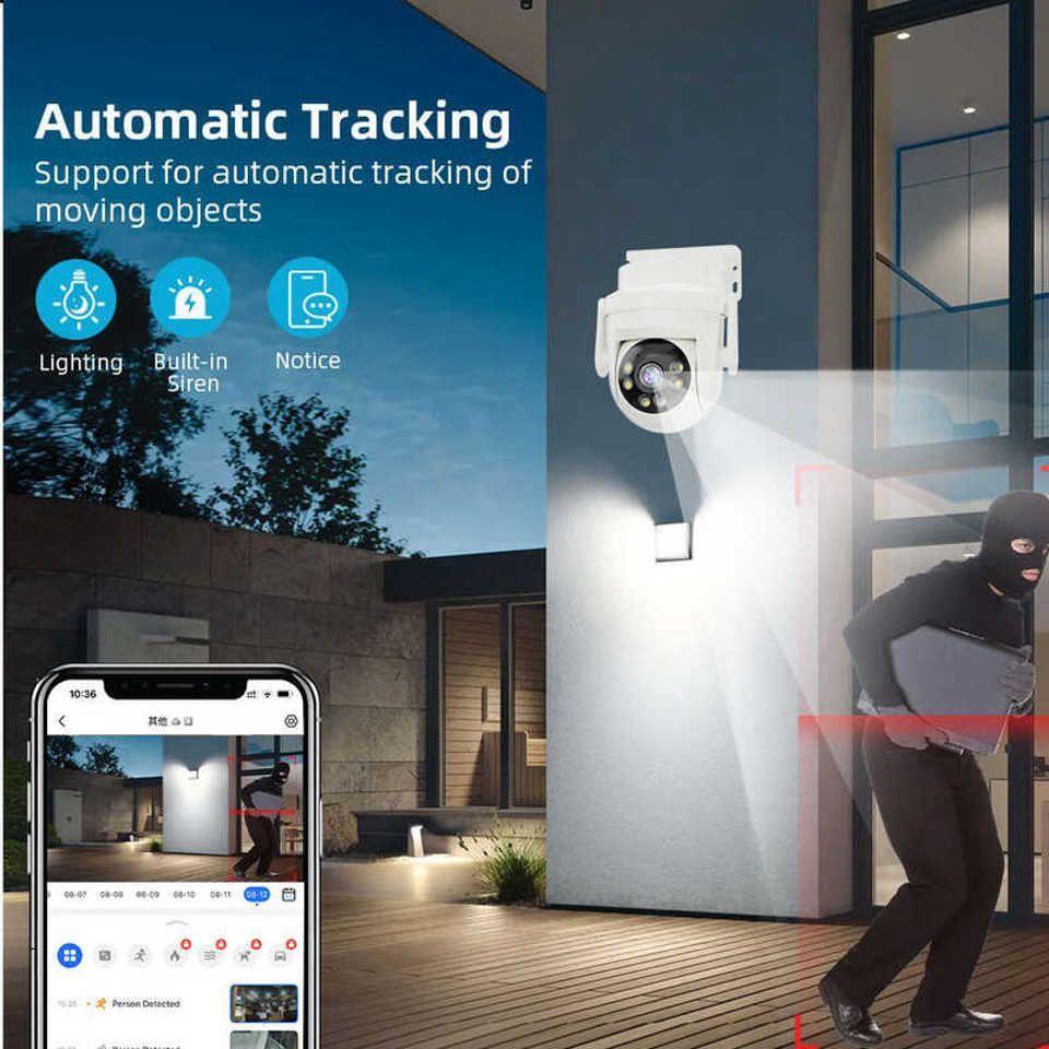 Câmera Ip 2MP Wi-fi Ptz Com Visão Noturna E Alarme Integrado