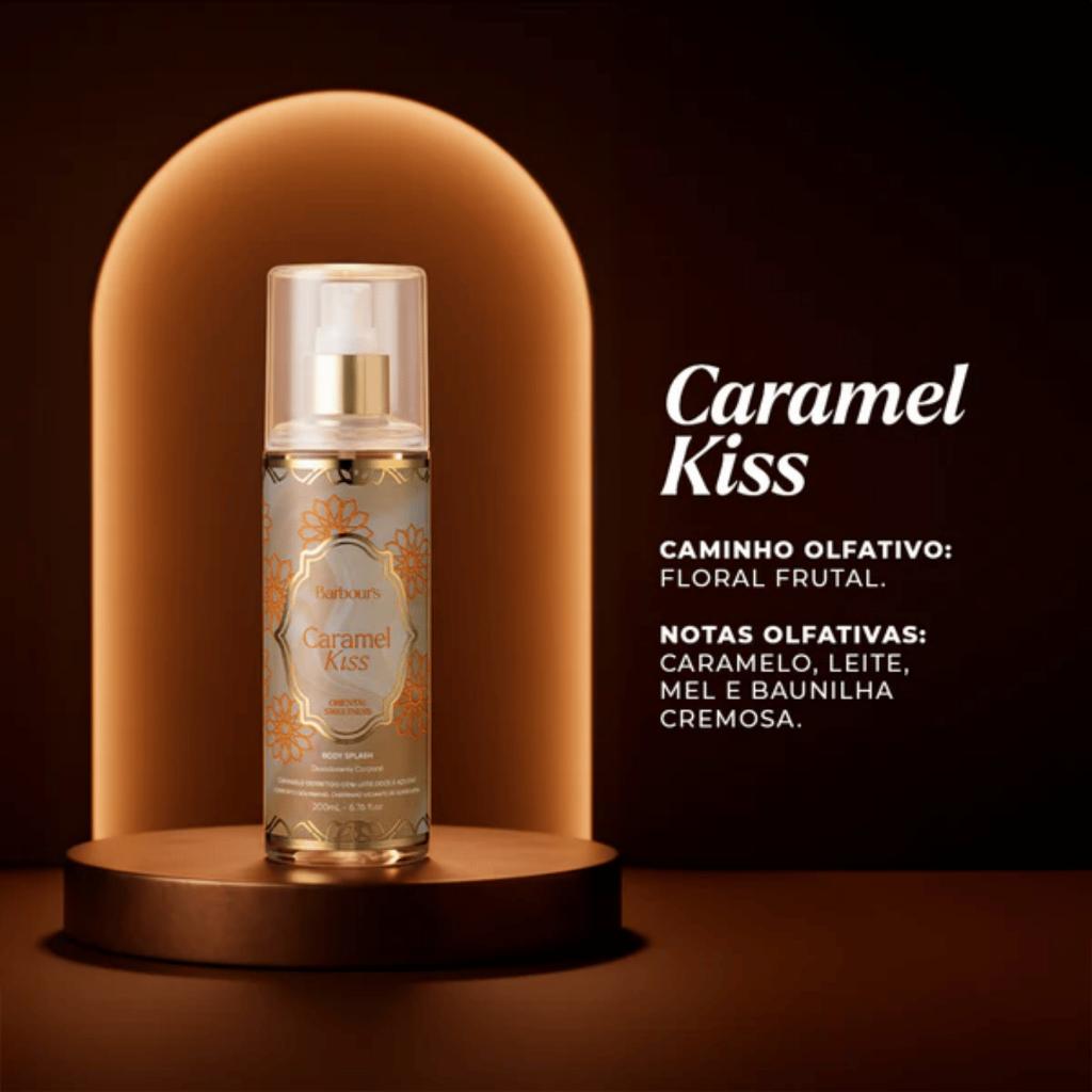 Body Splash Caramel Kiss Barbour S 200ml Desodorante Colônia Oriental Sweetness Árabes