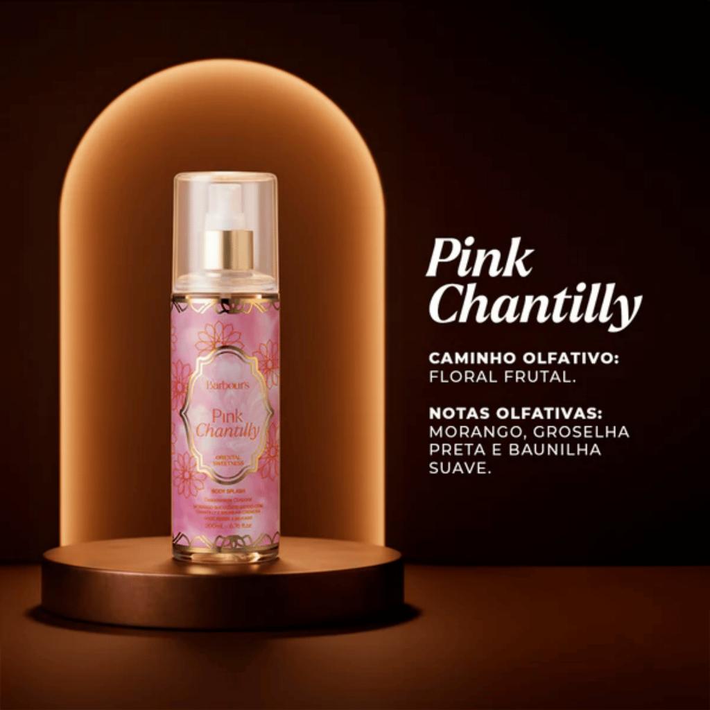 Kit Trio Body Splash Árabes Caramel Kiss Vanilla Rum Pink Chantilly 3x200ml