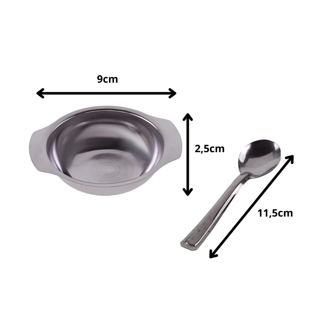 Conjunto De Sobremesa Madefer Inox 12 Peças Praticidade E Elegância