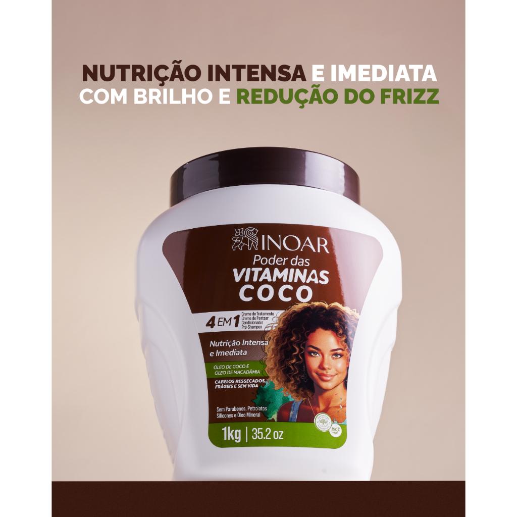 Inoar Creme Poder Das Vitaminas Coco 1kg