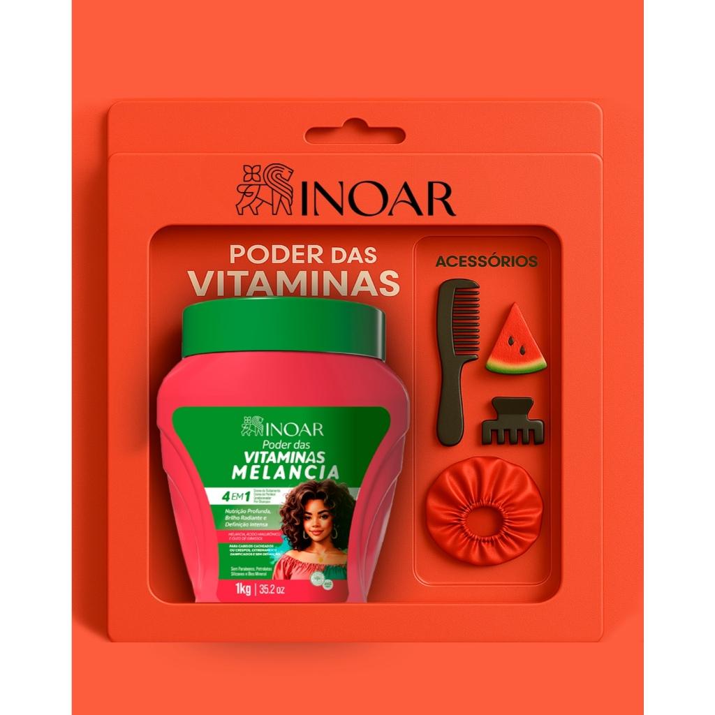 Inoar Creme Poder Das Vitaminas Melancia 1kg