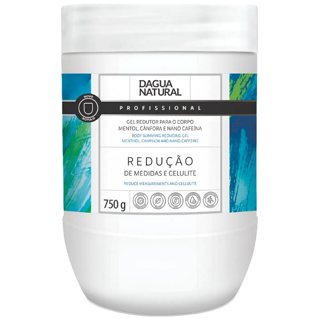 Kit Corporal Dagua Natural 1x Creme Pimenta Negra 650g + 1x Gel Redutor Cafeína 750g