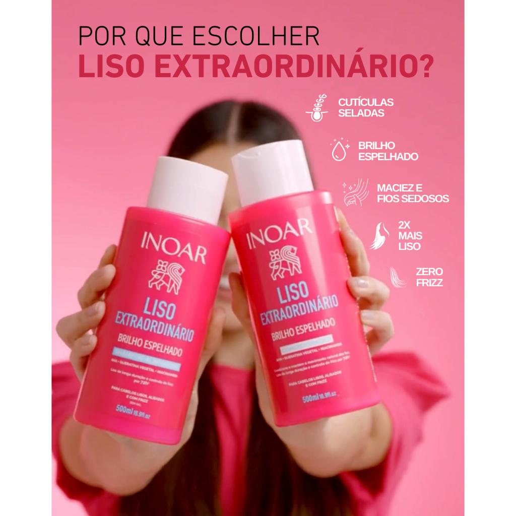 Inoar Liso Extraordinário Shampoo 500ml