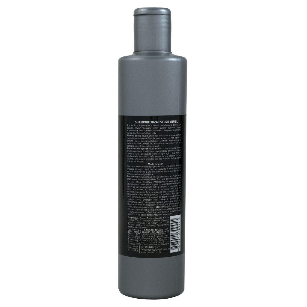 Shampoo Cinza Escuro Nupill 300ml