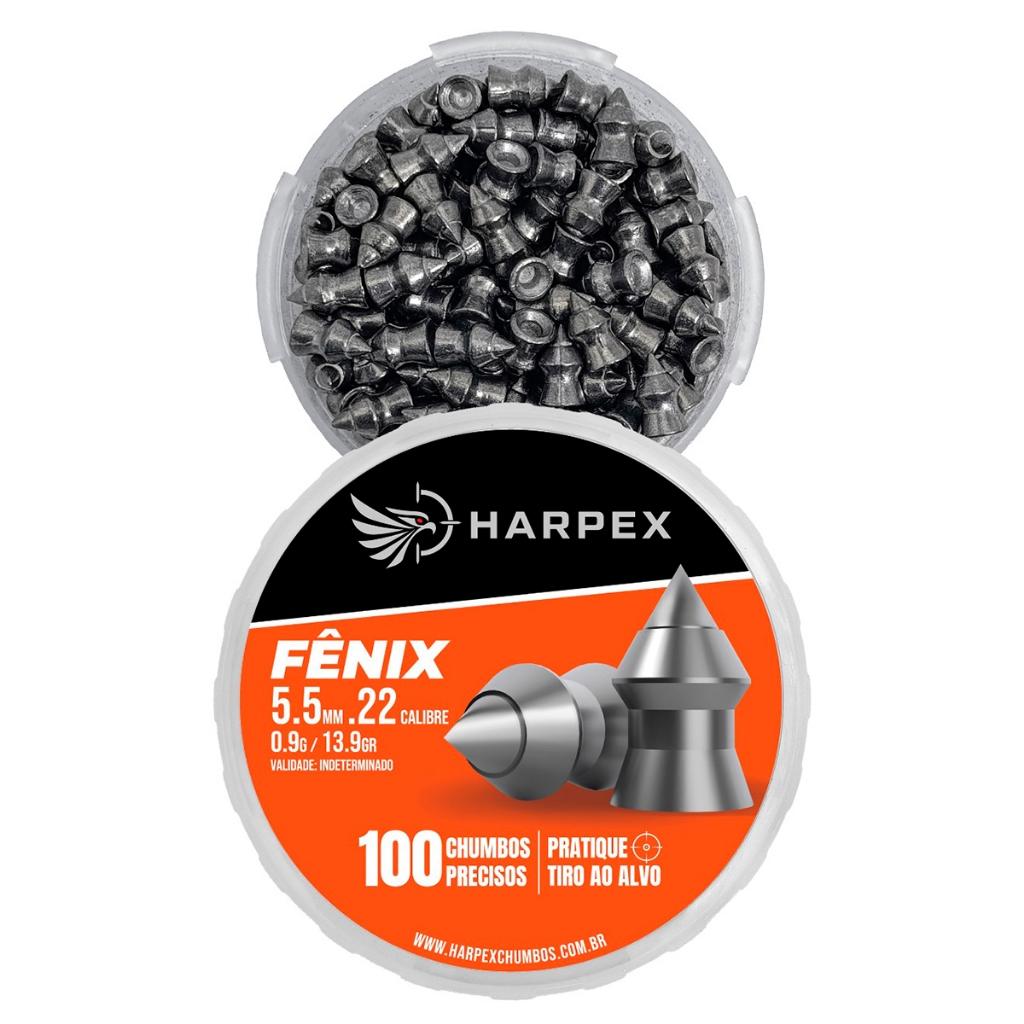 Chumbinho Fênix 5.5mm 100 Unidades - Harpex