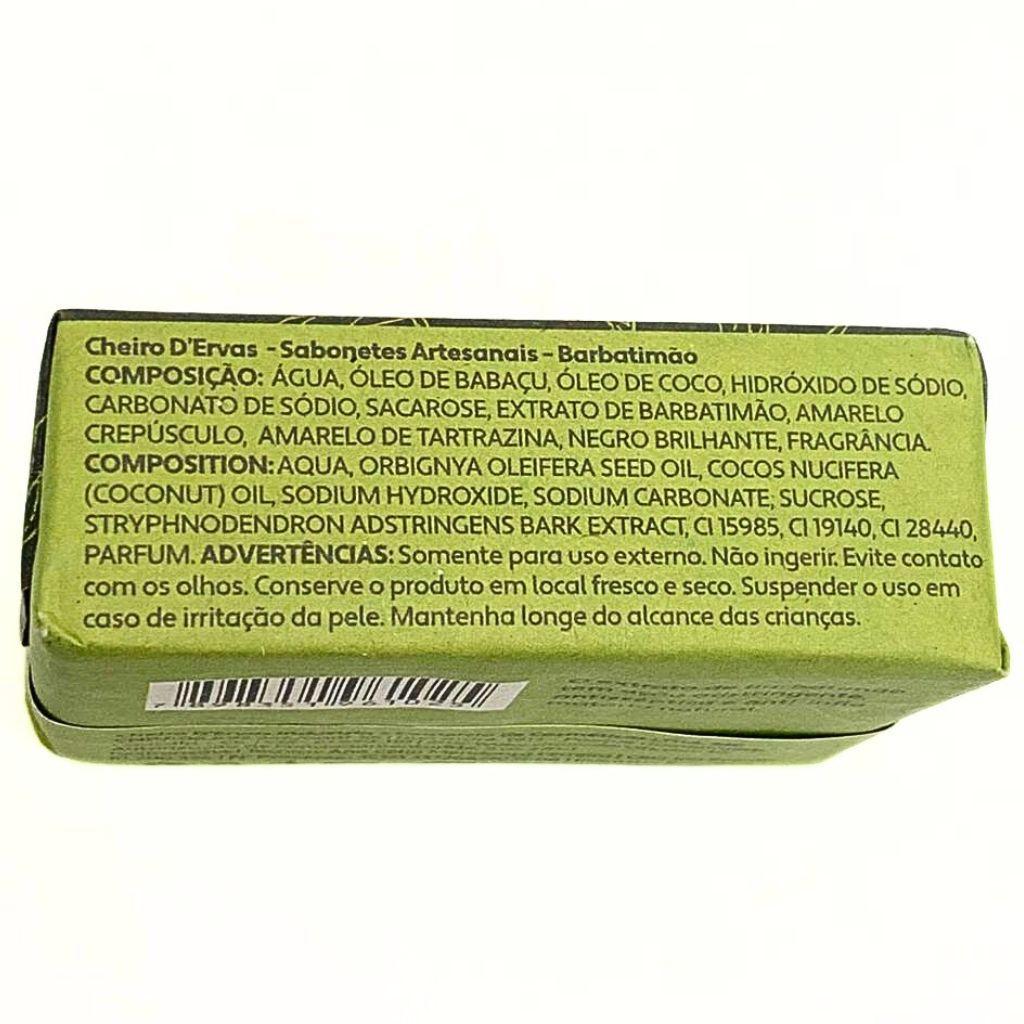 Sabonete De Barbatimão 100 Vegetal - Cheiro De Ervas