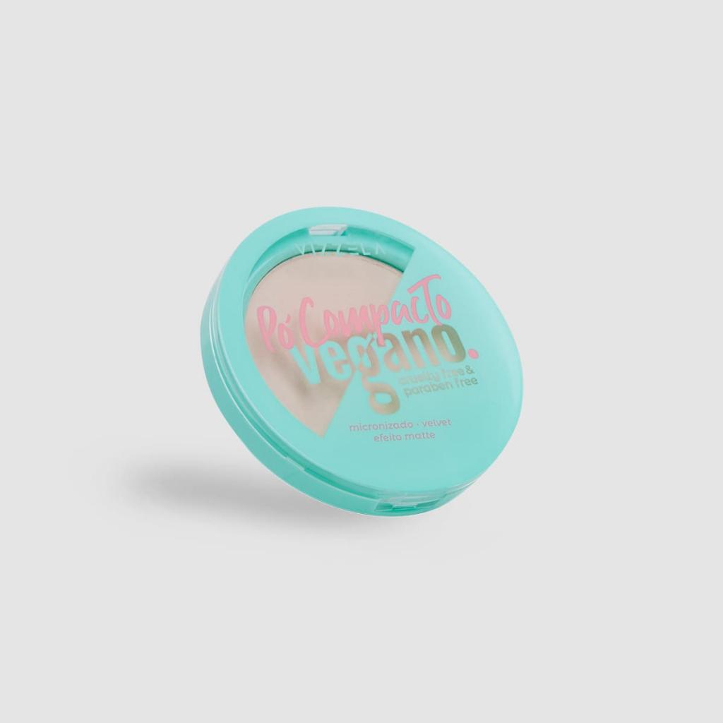 Pó Compacto Matte Controle Oleosidade Efeito Natural Vegano Original Vizzela