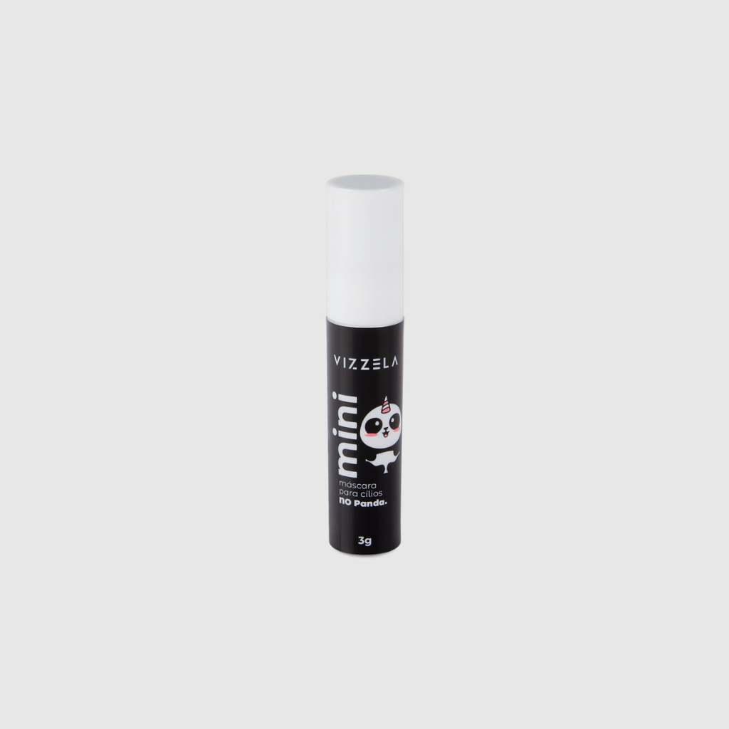 Mini Máscara Para Cílios No Panda Preta Peel Off Vegano Original Vizzela