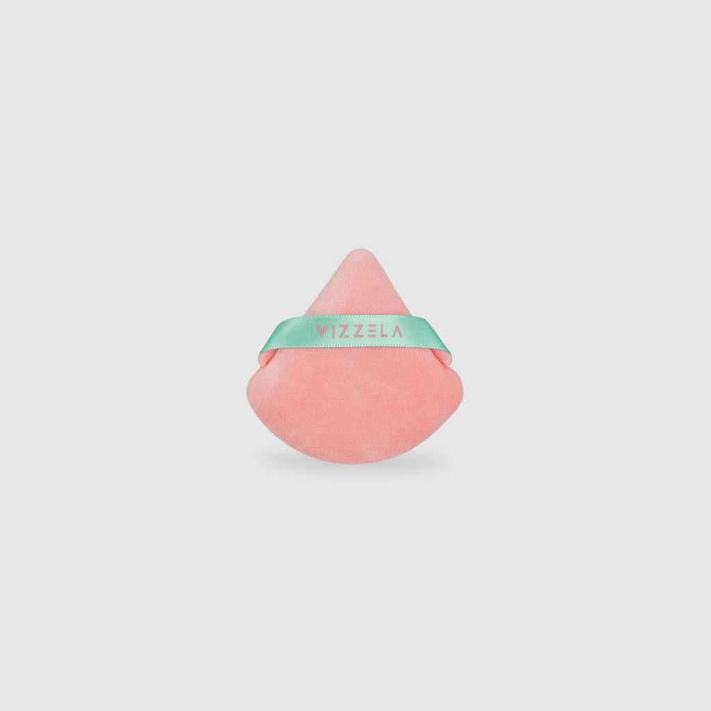 Esponja Velvet Puff Aveludada Triangular Aplicação Pó Vegano Original Vizzela