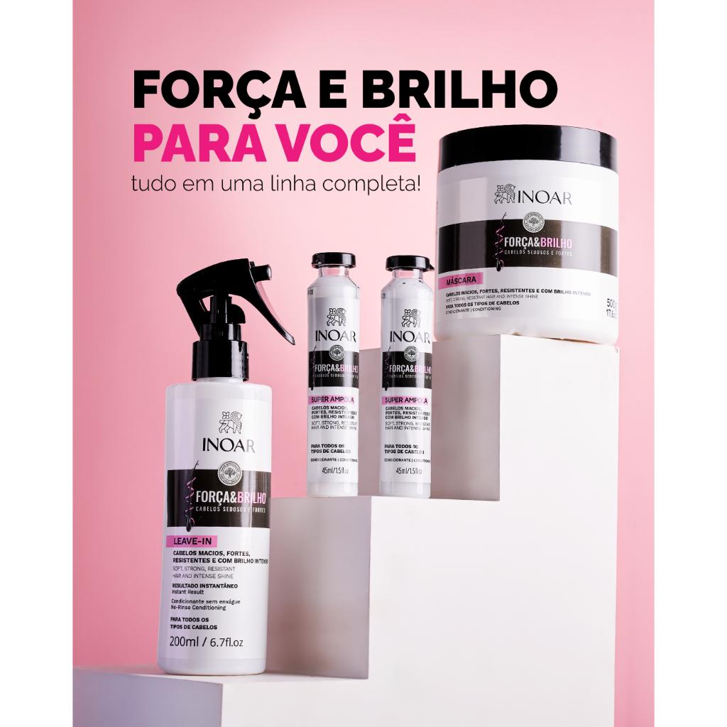 Inoar Força E Brilho Shampoo Hidratante 500ml
