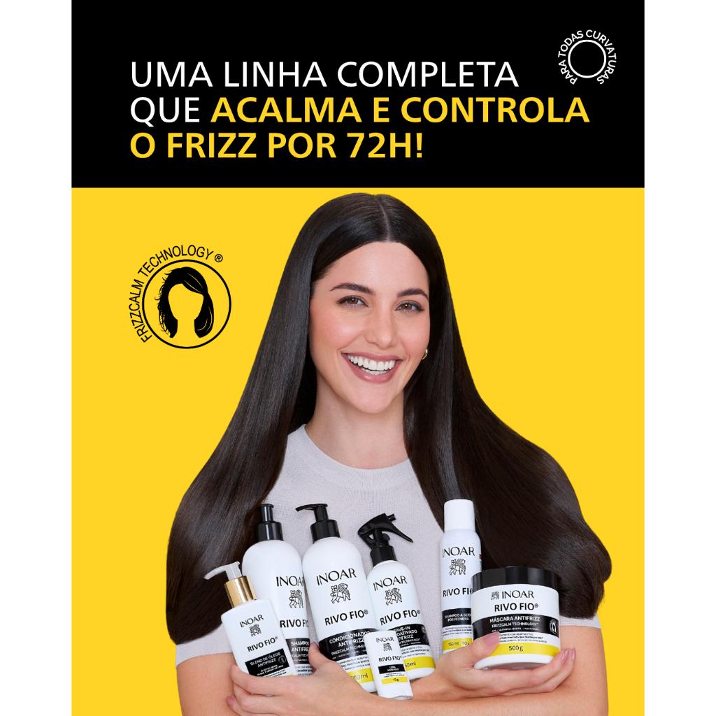 Inoar Rivo Fios Shampoo Antifrizz 500ml