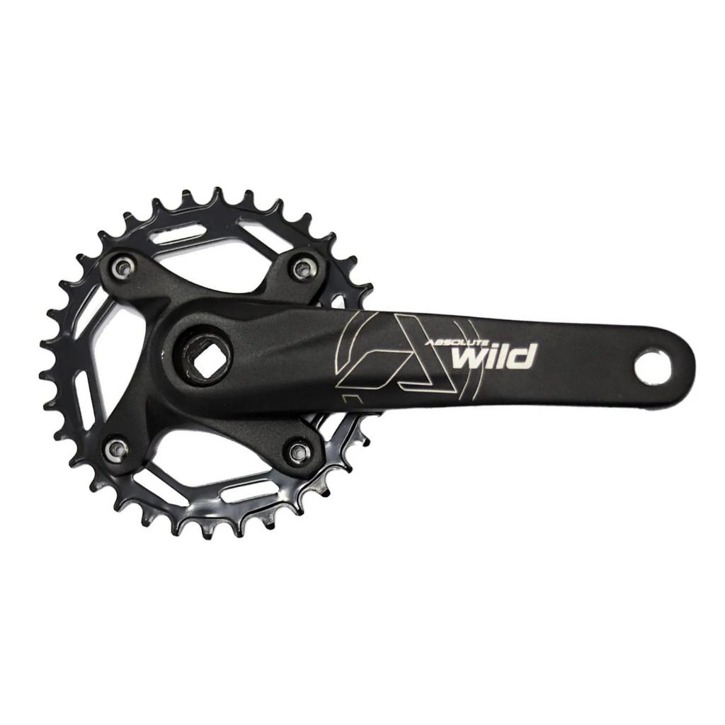 Pedivela Absolute Wild Mtb Coroa Single 34d Em Aço 175mm