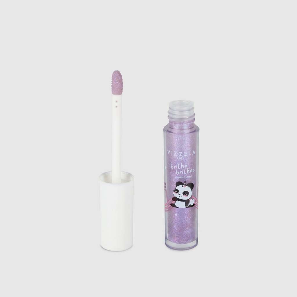 Gloss Labial Infantil Brilha Fórmula Hipoalergênica Vegano Original Vizzela