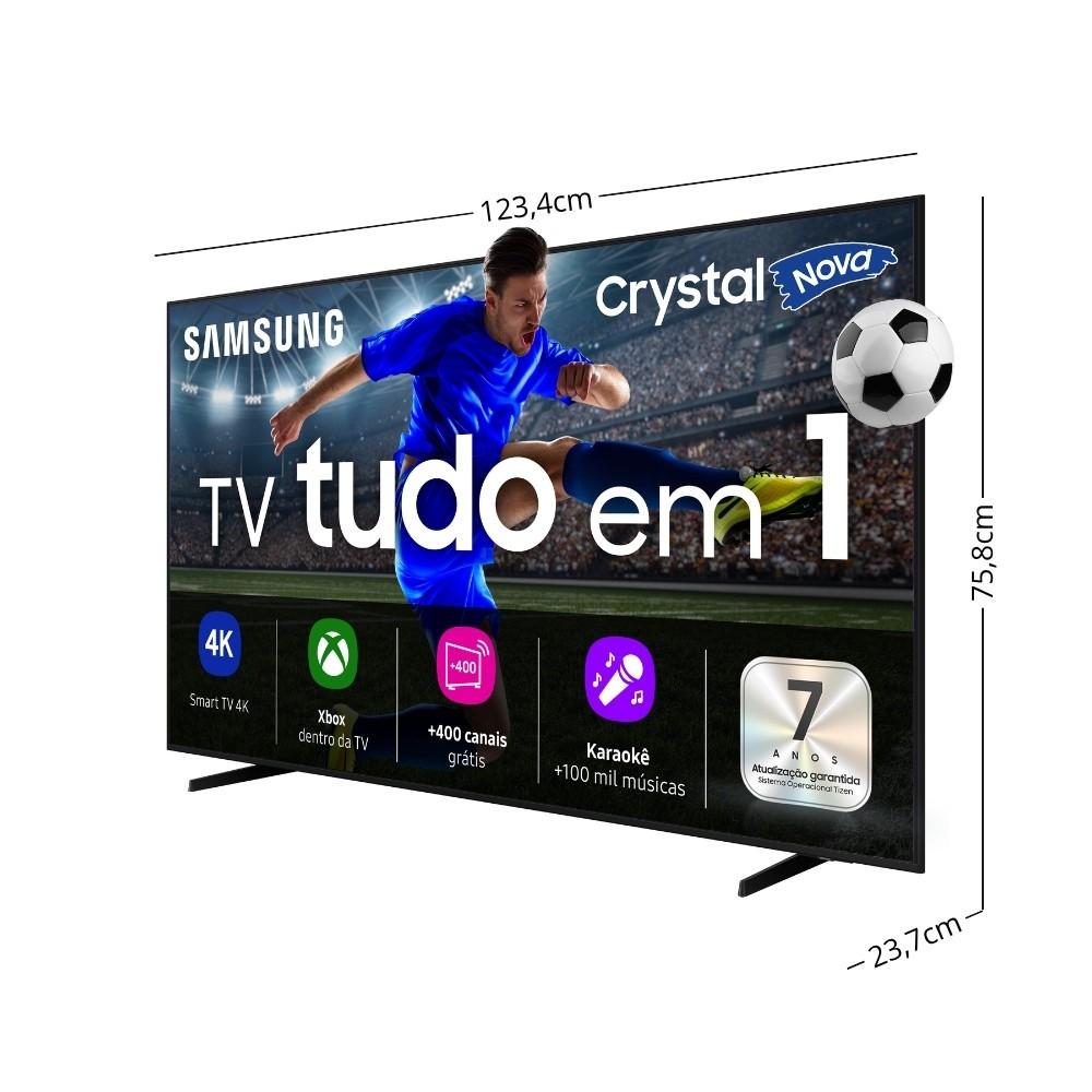 Smart TV Samsung 55 Polegadas 4K Crystal Uhd Un55u8600