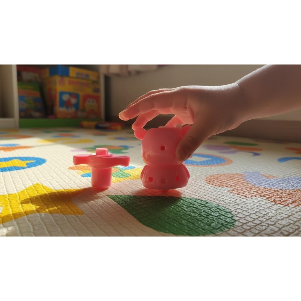 Kit Pião Luminoso De Batalha Porquinho Giro Rápido Lançador Competição Lembrancinha Infantil Prenda
