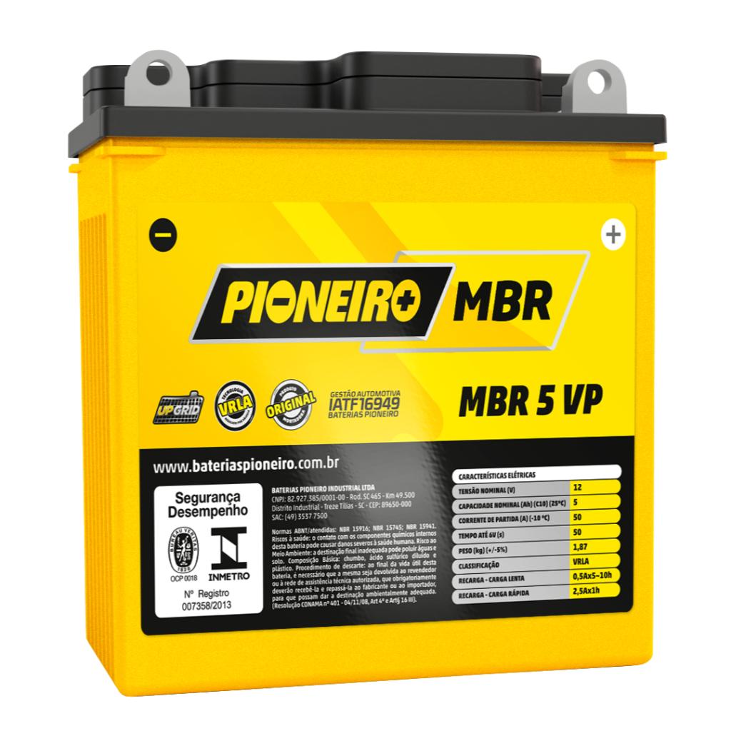 Bateria Moto Xtz 125e/k 5 Vp 12v 5ah