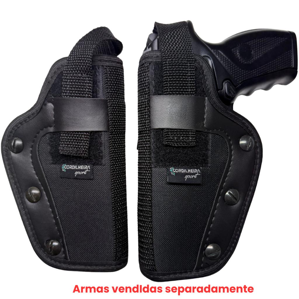 Coldre - Canhoto Destro - Panqueca Parafuso/Saque Rápido - Preto - Militar Tático Policial