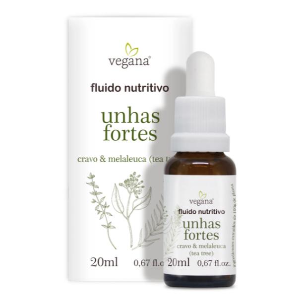 Vegana Fluido Nutritivo Unhas Fortes 20ml Wnf
