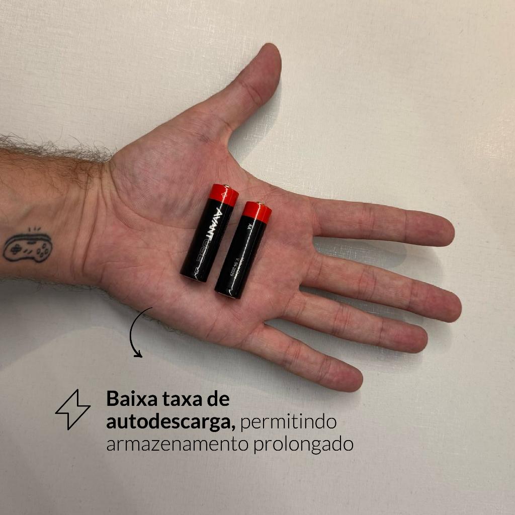 Kit 32 Pilhas 16 Pilhas Comum Aa + 16 Pilhas Palito Aaa 1.5v Avant Use