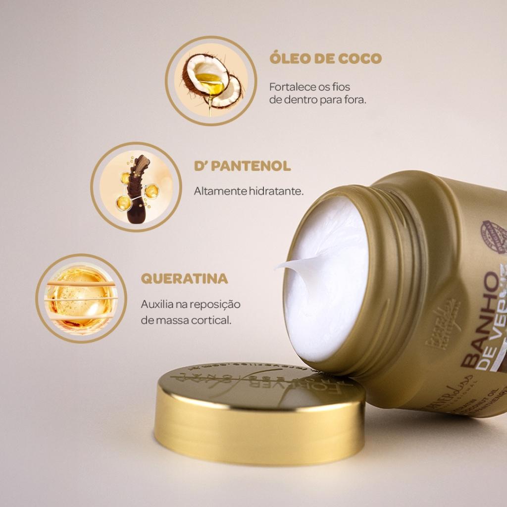 Máscara Banho De Verniz Forever Liss 250G