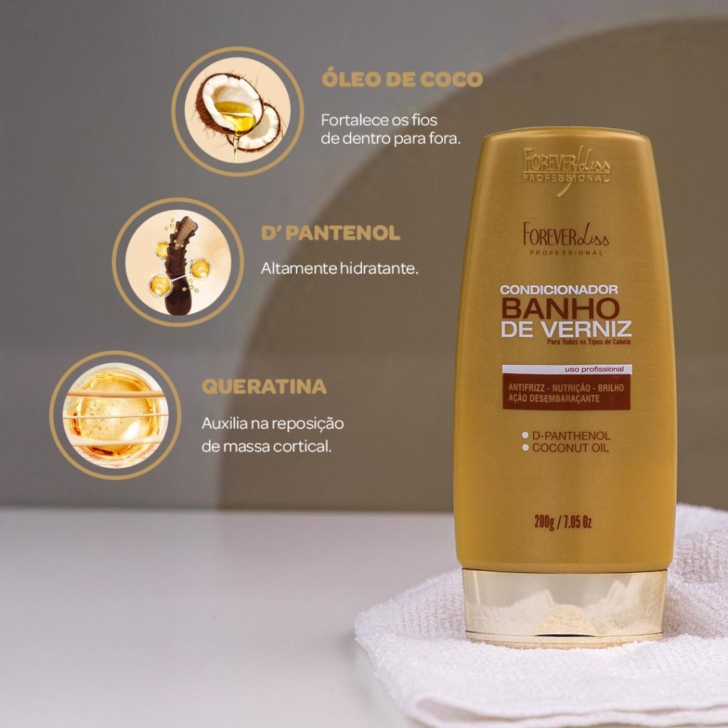 Condicionador Banho De Verniz Forever Liss 200g
