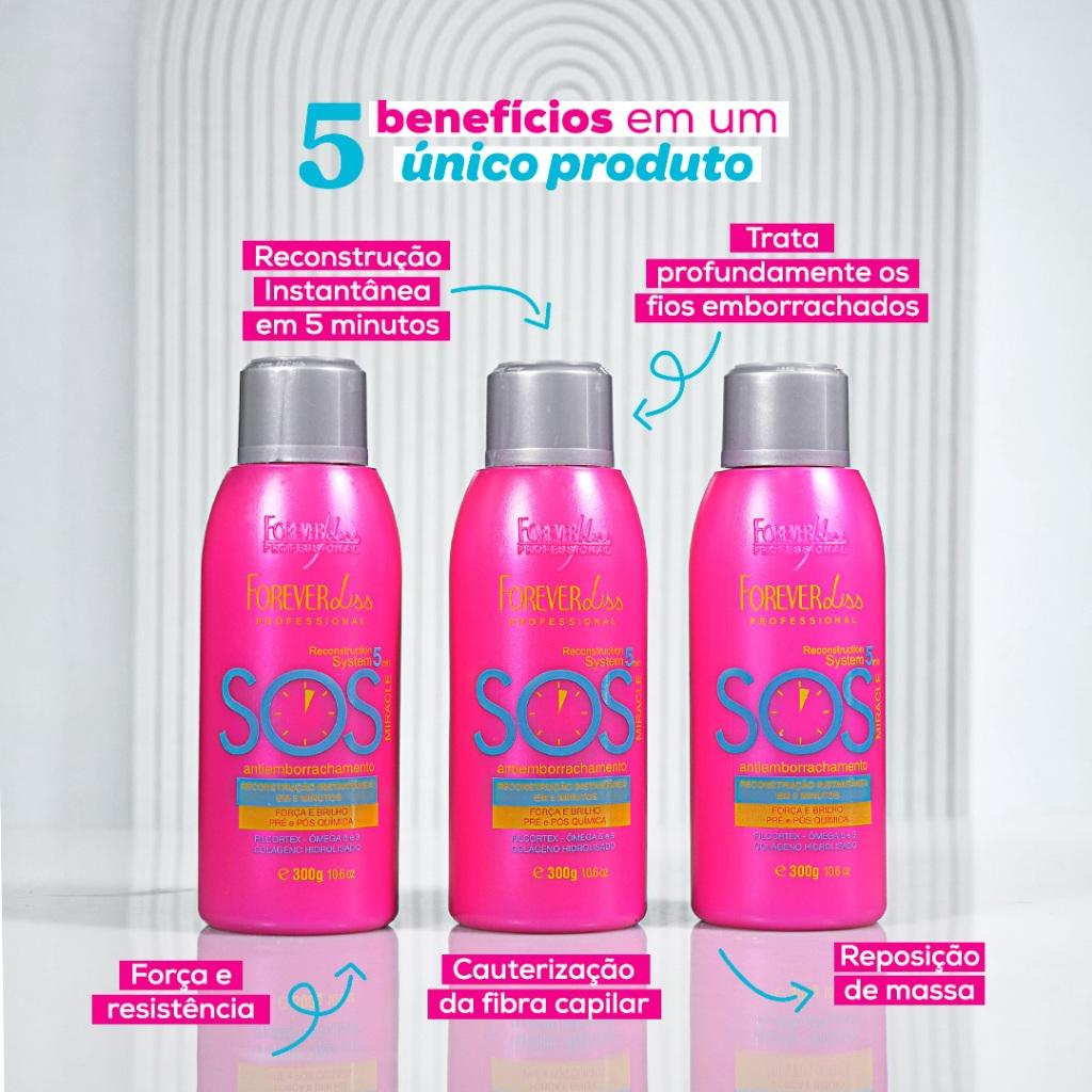 Reconstrutor Sos Antiemborrachamento Forever Liss 300ml