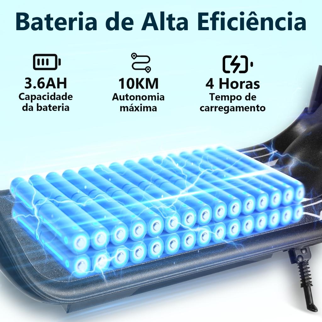 350W Honeywhale Jl005 Patinete Elétrico Infantil 18km/h 10KM
