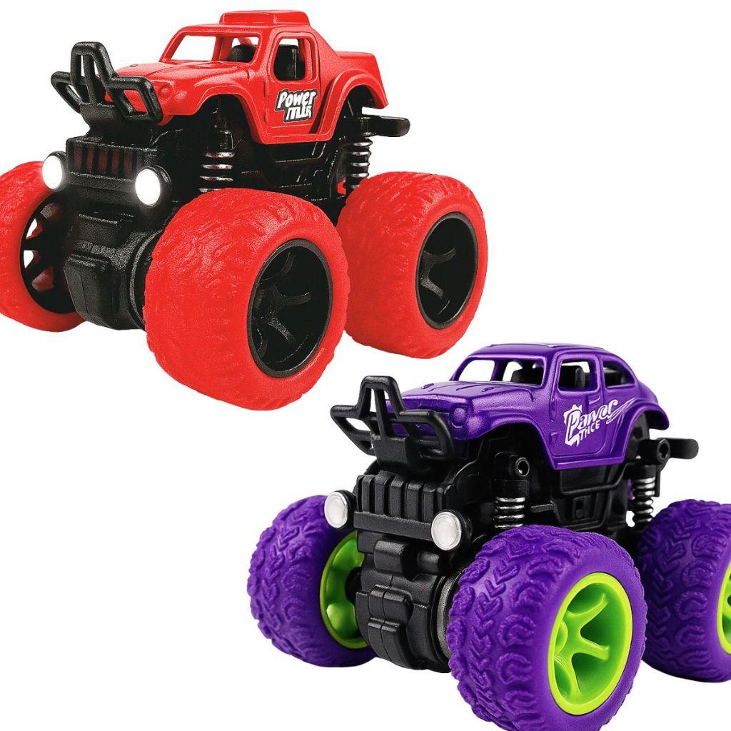 Brinquedo Carrinho Monster Caminhão 360 Carrinho Monster Truck 4x4 Menino Carrinho De Fricção Dutoys