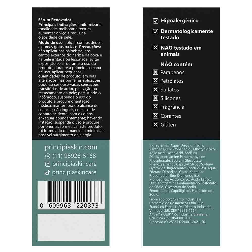 Sérum Principia 10 Ácido Lático + 5 Ácido Kójico - Al-10 Skincare