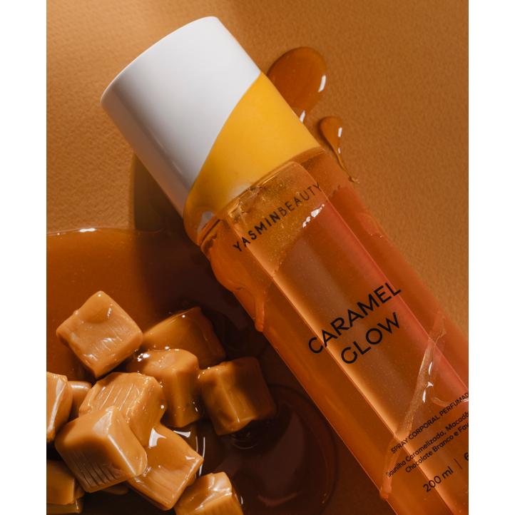 Body Splash Caramel Glow - Yasmin Beauty - 200ml