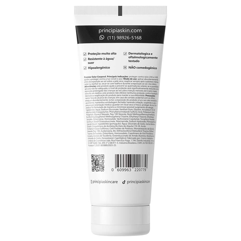 Protetor Solar Corporal Ps-03 Fps60 Principia - 200ml