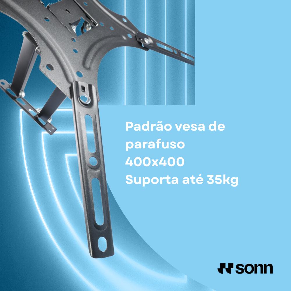 Suporte Para TV E Monitores Tri Articulado 23 A 65 Polegadas Sonn