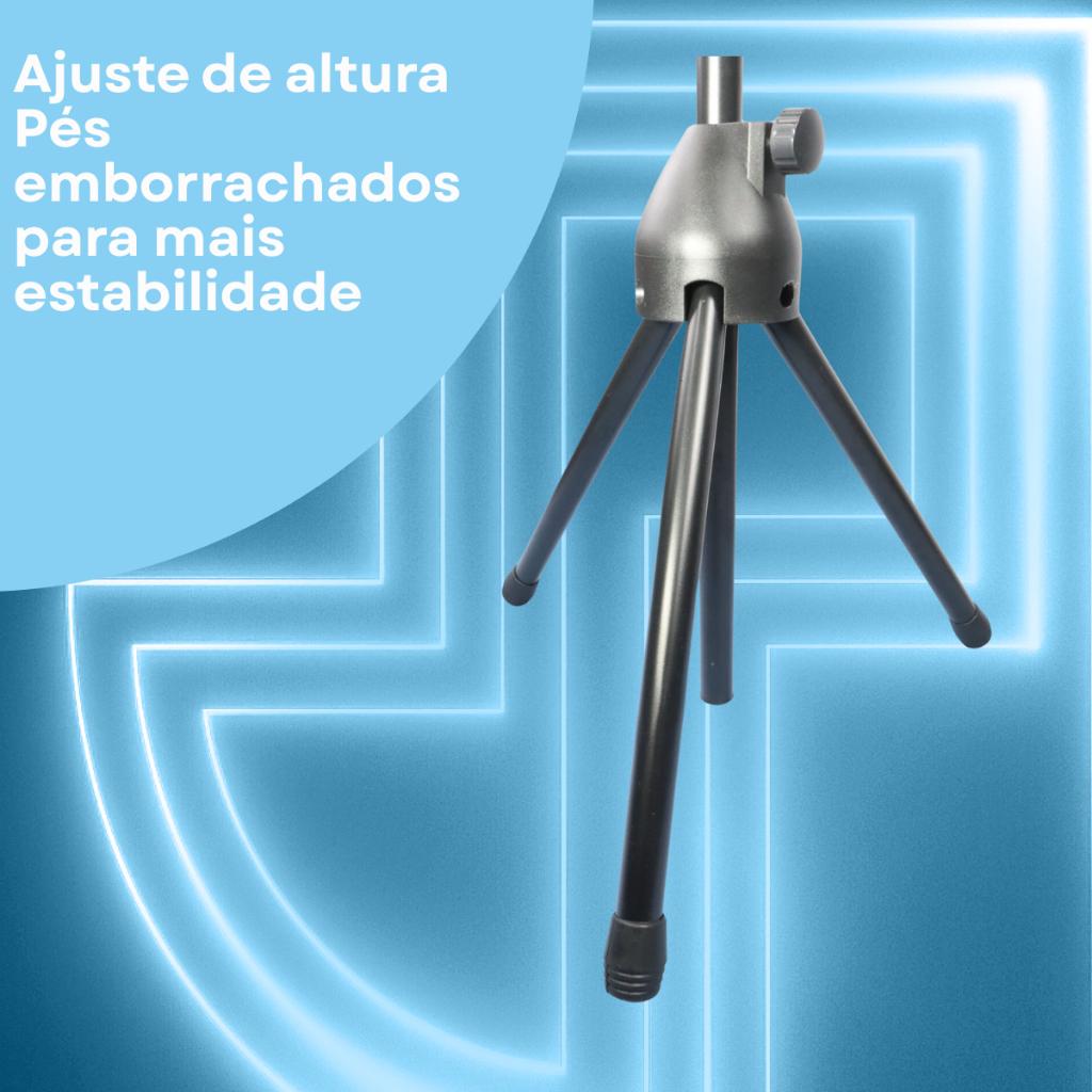 Pedestal Suporte Girafa Para Microfone Com Regulagem Altura Sonn