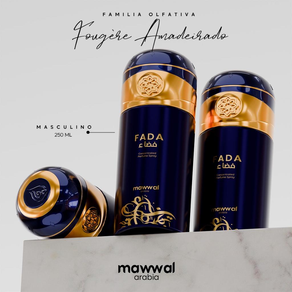 Perfume Árabe Spray Mawwal Energy Fada Masculino 250ml