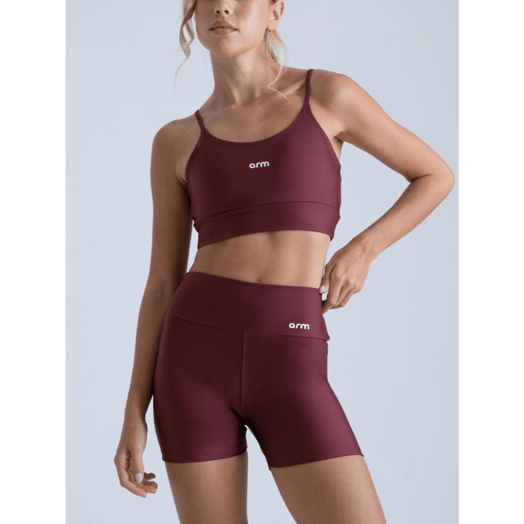 Conjunto Fitness Feminino Short E Top Alça Digital Arm