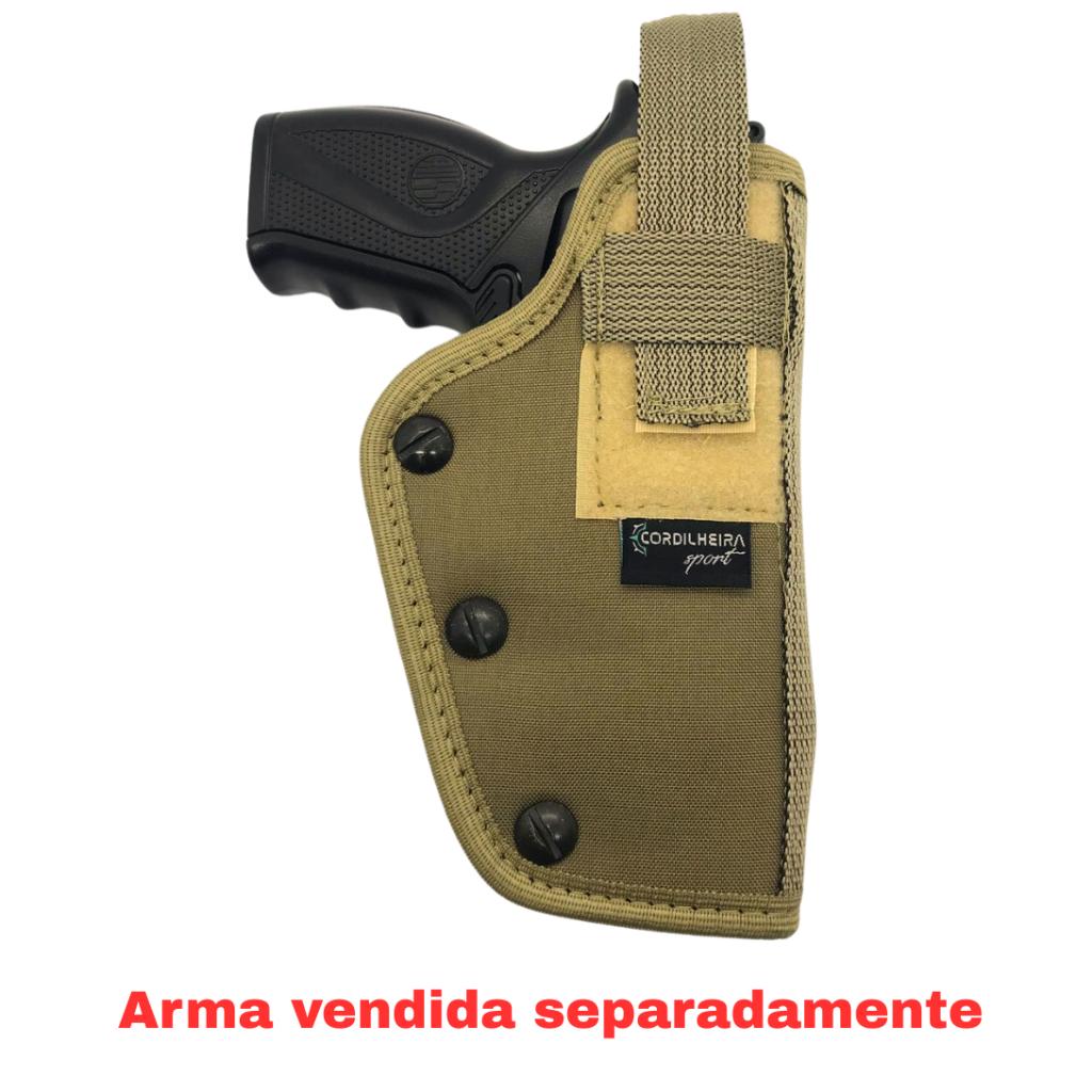 Coldre Destro (lado Direito) Panqueca Parafuso/saque Rápido Cintura + Cinto Tático N/a - Tan