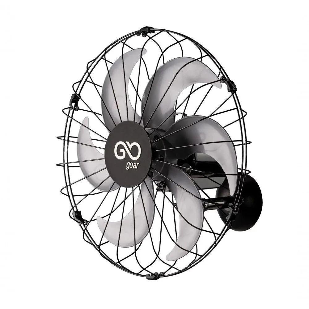 Ventilador Oscilante De Parede 50CM Goar Metal Preto 127V